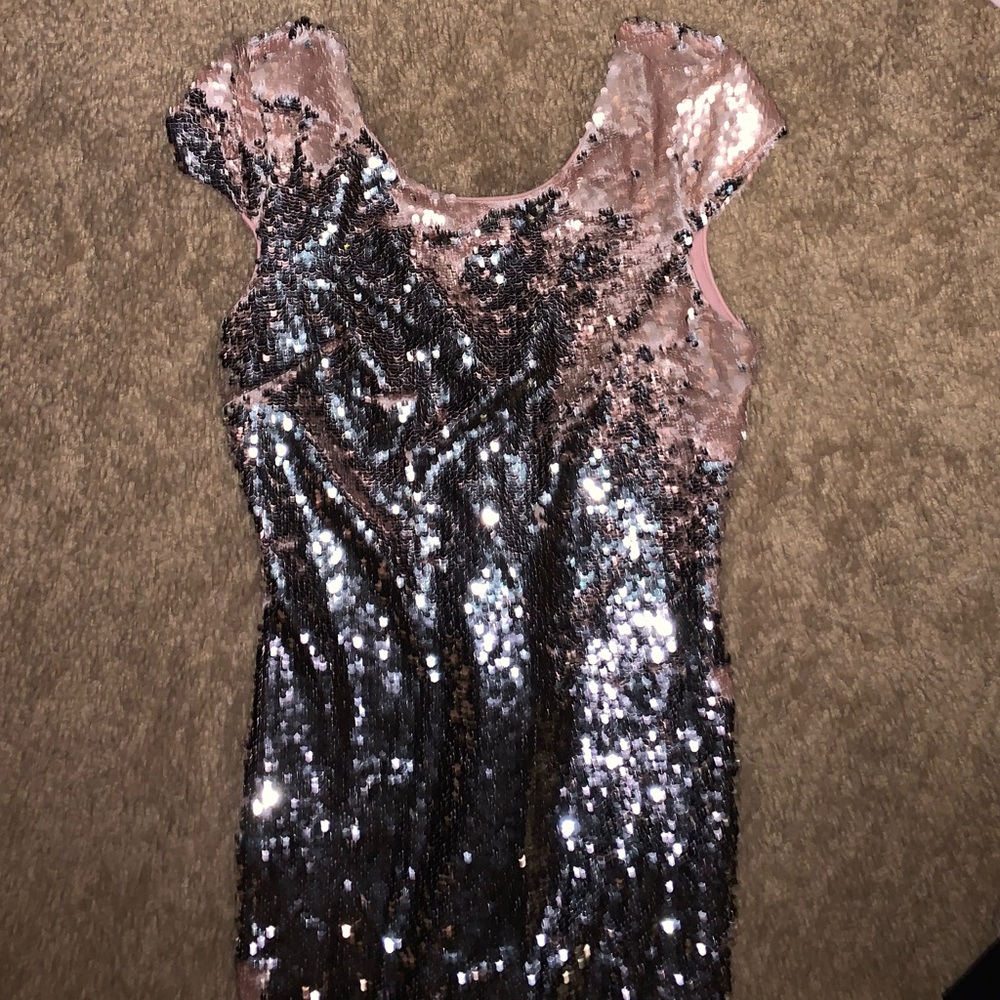 MINI SEQUIN DRESS - Picture 2 of 3